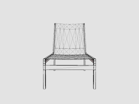Vegas lounge bed 3D Model