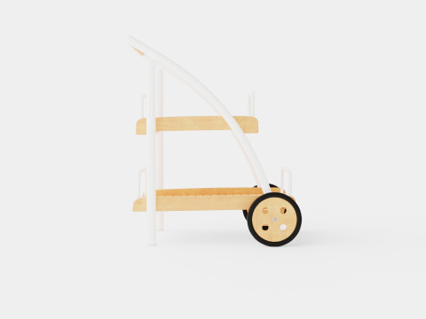 Nice serving cart 3D Model