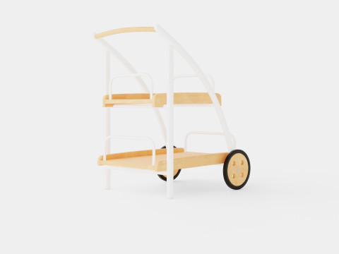 Nice serving cart 3D Model
