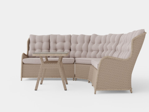 Easton corner sofa 3D Model