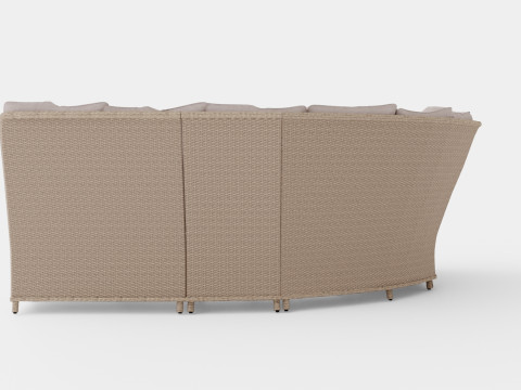 Easton corner sofa 3D Model