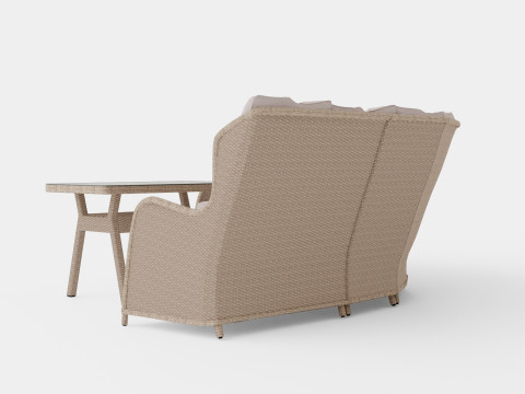 Easton corner sofa 3D Model