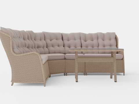 Easton corner sofa 3D Model