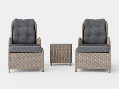 Easton cafe set 3D 모델
