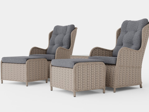 Easton cafe set 3D Model