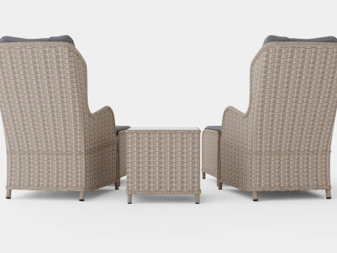 Easton cafe set 3D Model