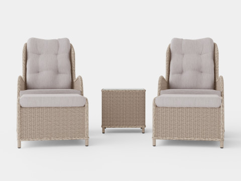 Easton cafe set 3D Model