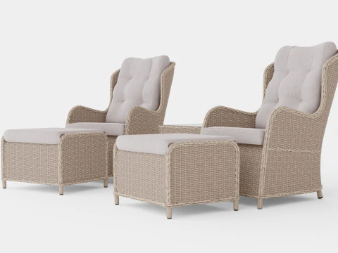 Easton cafe set 3D Model