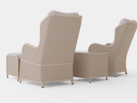Easton cafe set 3D Model