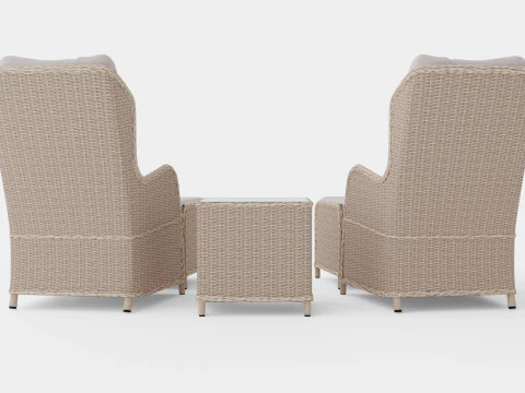 Easton cafe set 3D Model