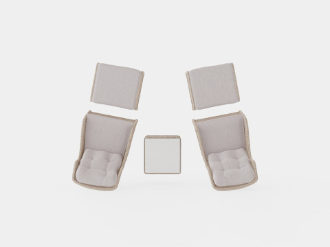 Easton cafe set 3Dモデル