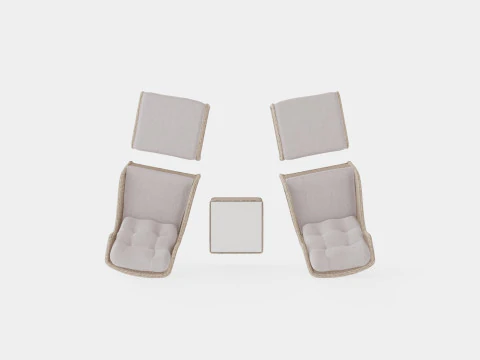 Easton cafe set 3D Model
