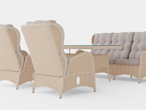 Easton sofa set 3D Модель