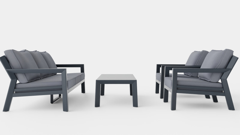 Lycke sofa set 3D Modell .c4d .max .obj .3ds .fbx .stl .blend