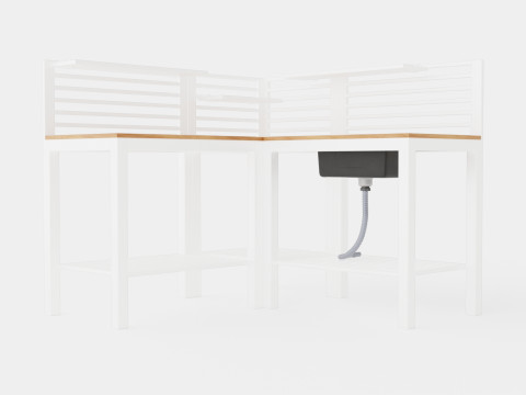 Ellos outdoor kitchen Modelo 3D