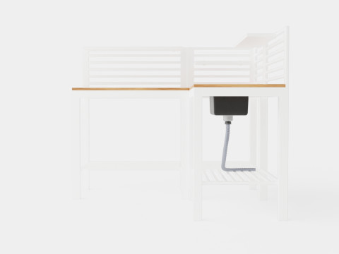 Ellos outdoor kitchen Model 3D