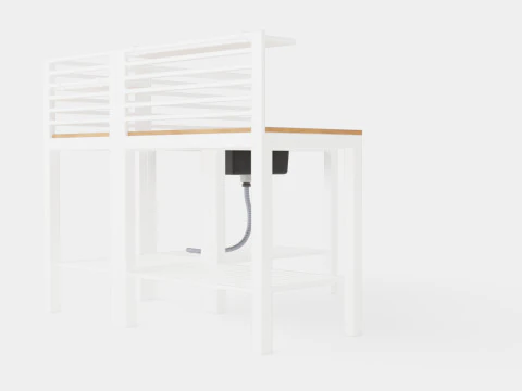 Ellos outdoor kitchen 3D Model