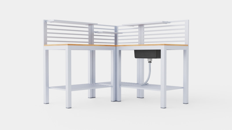 엘로스 야외 주방 3D 모델 .c4d .max .obj .3ds .fbx .stl .blend 