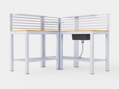 Ellos outdoor kitchen 3D Model