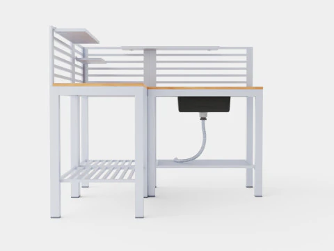 Ellos outdoor kitchen 3D Model