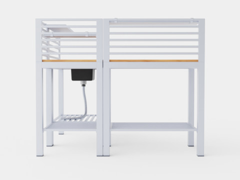 엘로스 야외 주방 3D 모델