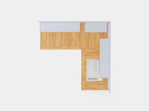Ellos outdoor kitchen 3D Model