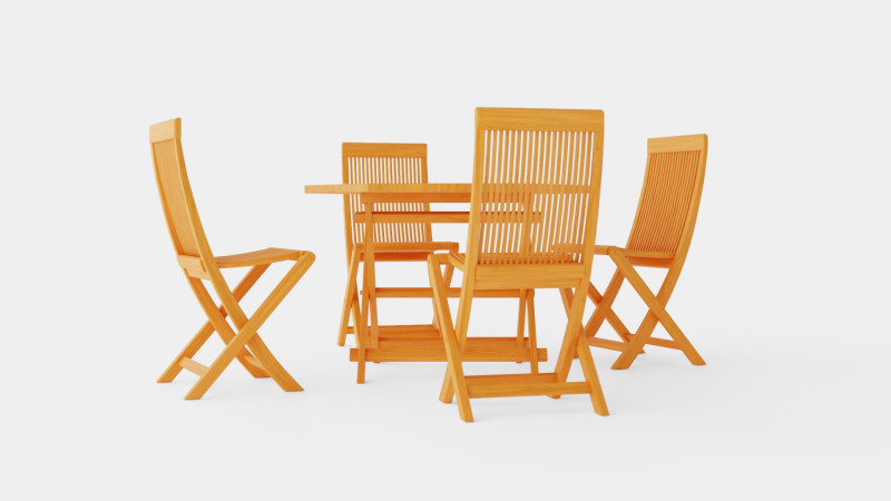 Viken dining set 3D 모델 .c4d .max .obj .3ds .fbx .stl .blend 