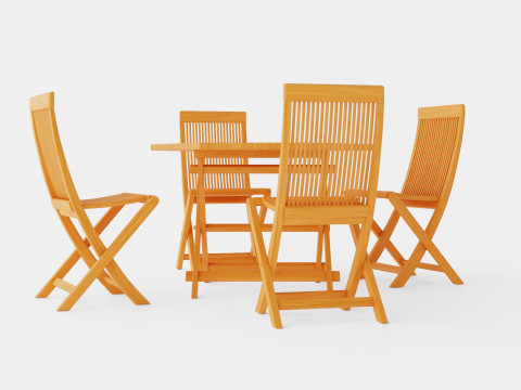 Viken dining set 3D Модель