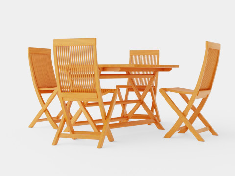 Viken dining set Modello 3D