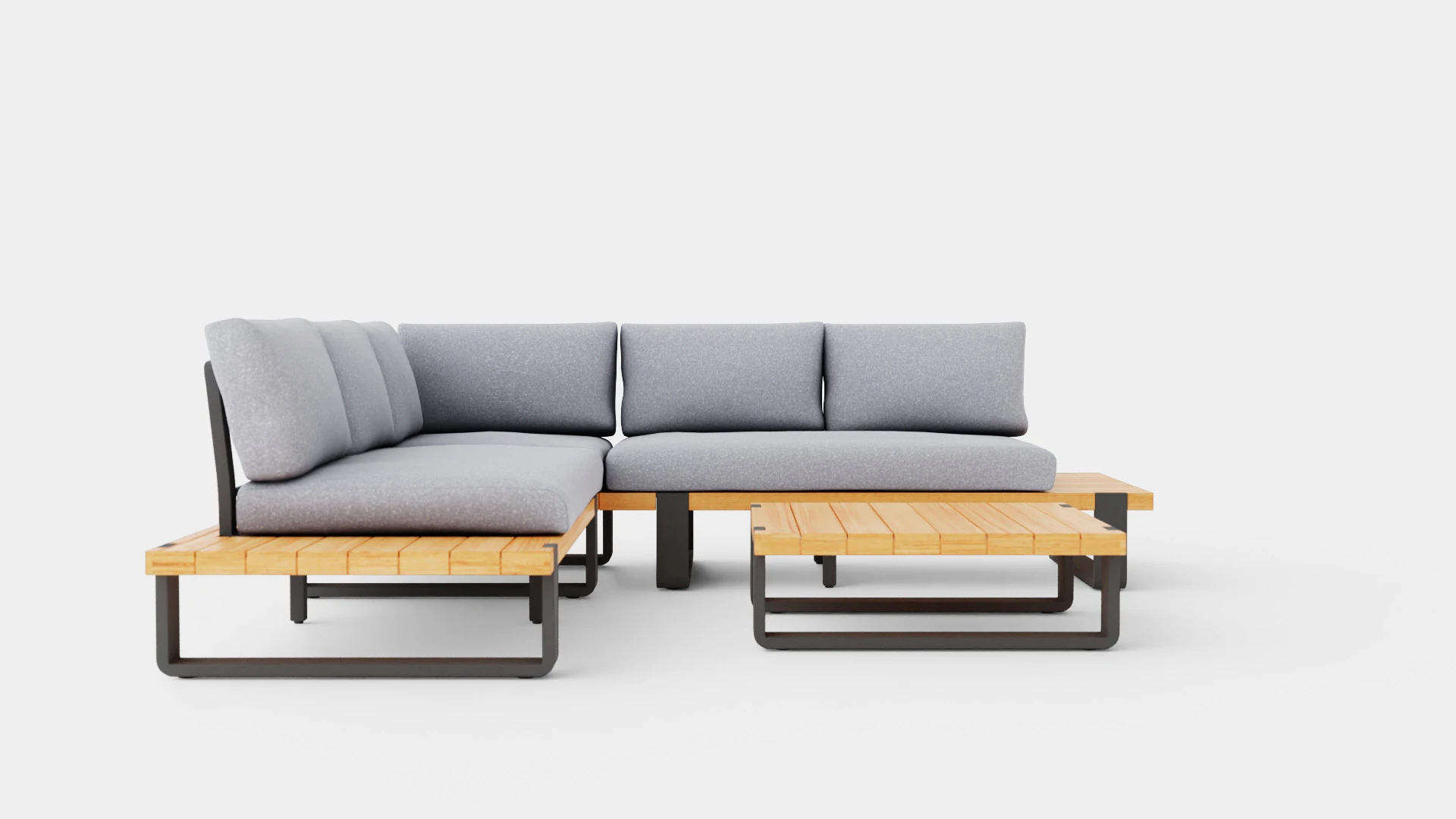 Long Island sofa set 3D Model .c4d .max .obj .3ds .fbx .stl .blend 