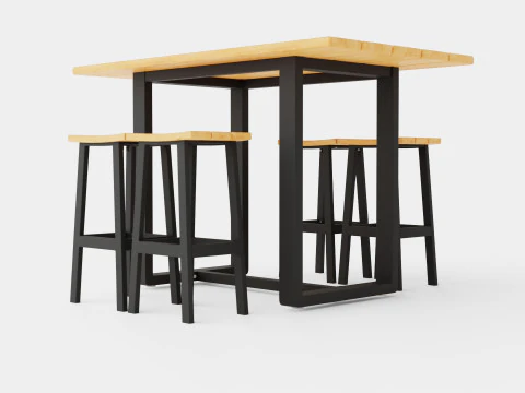 Long Island bar set 3D Model