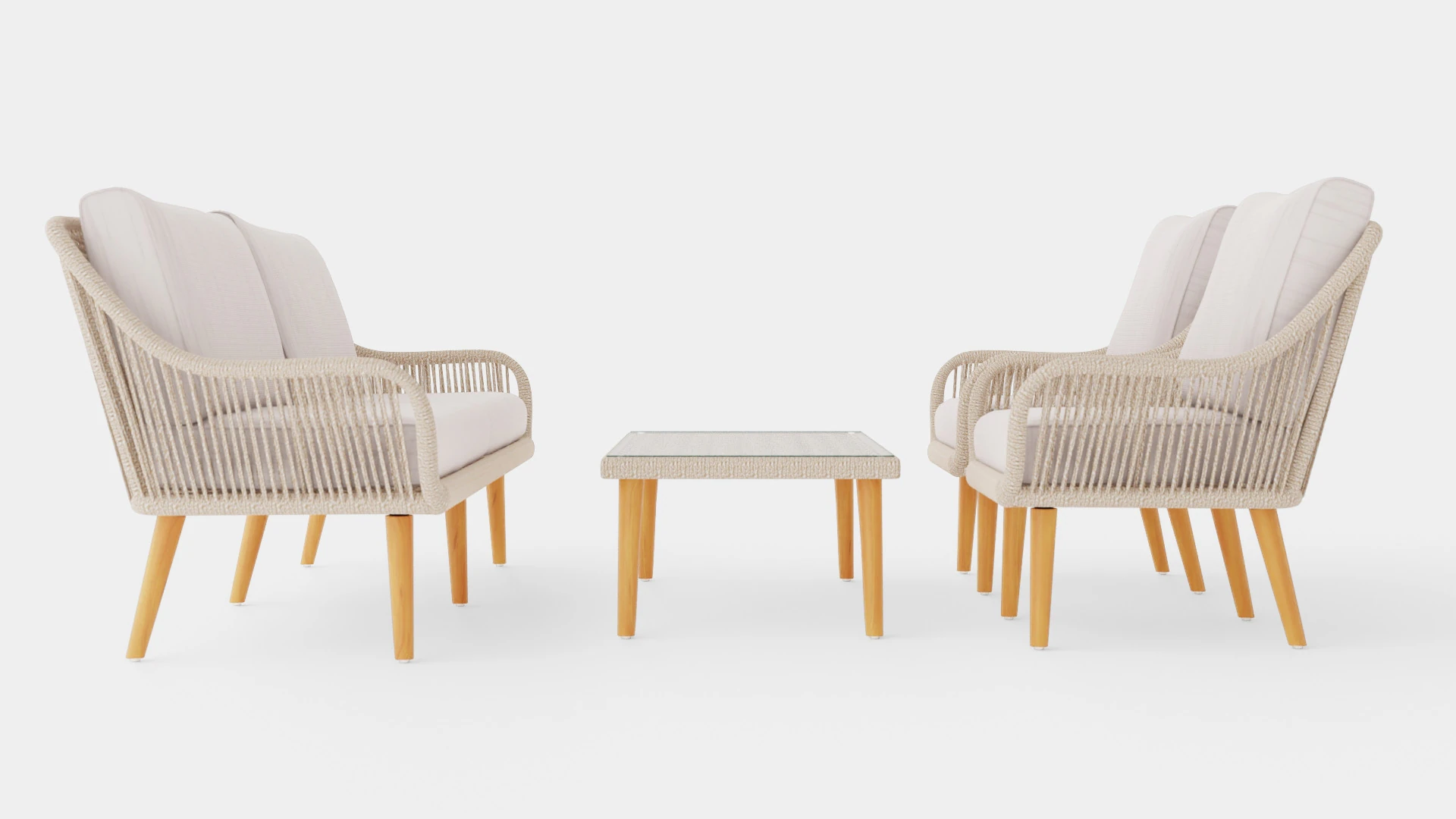 Fargo sofa set 3D Model .c4d .max .obj .3ds .fbx .stl .blend 
