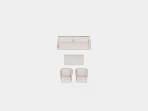 Fargo sofa set 3D 모델