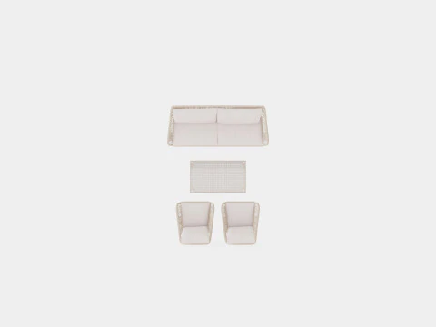 Fargo sofa set 3D Model