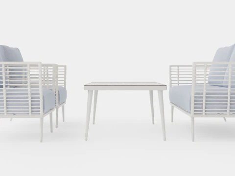 Диван Барі 3D Модель