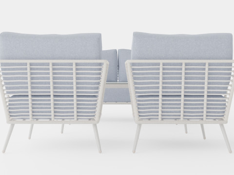 Bari sofa set Modelo 3D