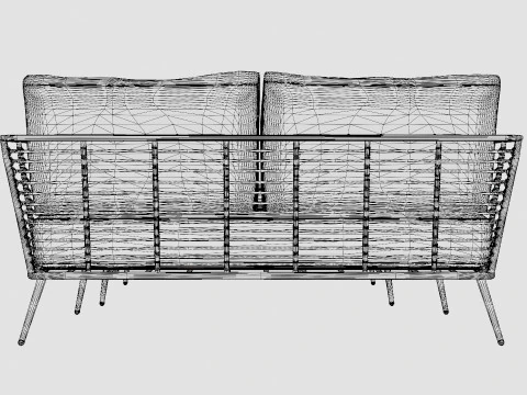 Bari sofa set 3D Model