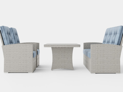 York sofa set 3D Model
