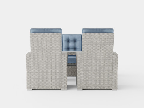 York sofa set 3D-Modell