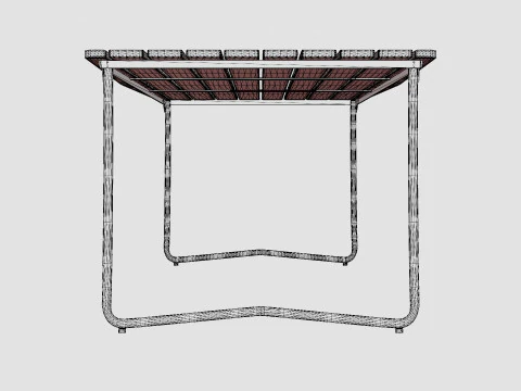 New England Table 3D Model