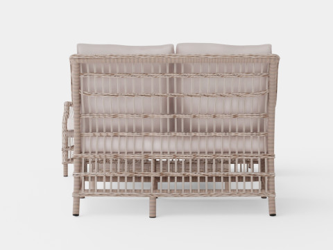 New England sofa set Model 3D