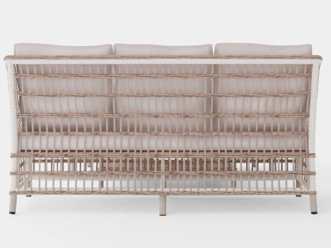 New England sofa set 3D Model