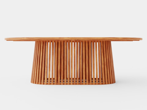 Barbados dining table 3D 모델
