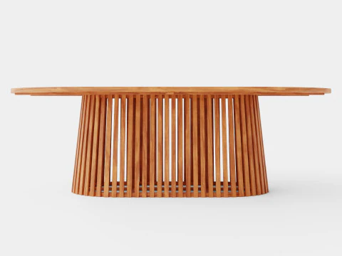 Barbados dining table 3D Model