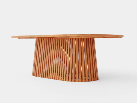Barbados dining table 3D Model