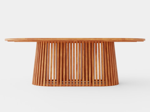 Barbados dining table 3D 모델