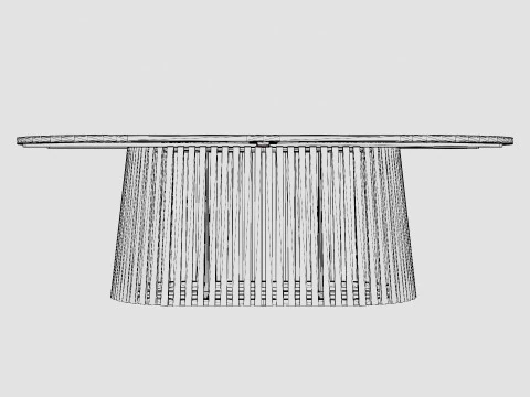 Barbados dining table 3D Model