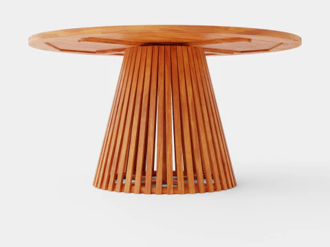 Barbados dining table 3D Model