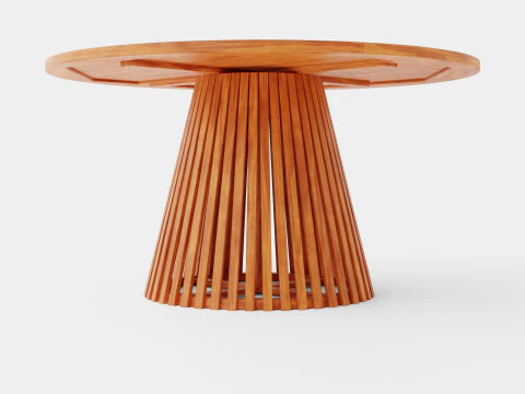 Barbados dining table 3D Model