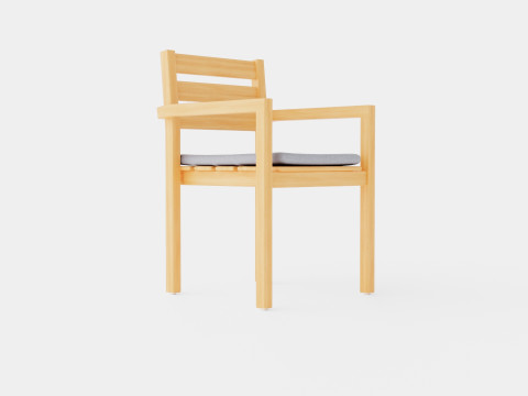 Medford stacking chair Modelo 3D